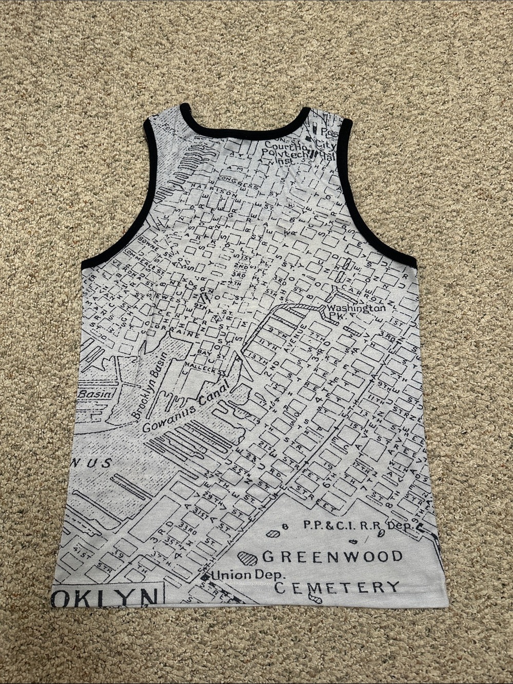 Brooklyn Map Tank Top - Picture 3 of 5